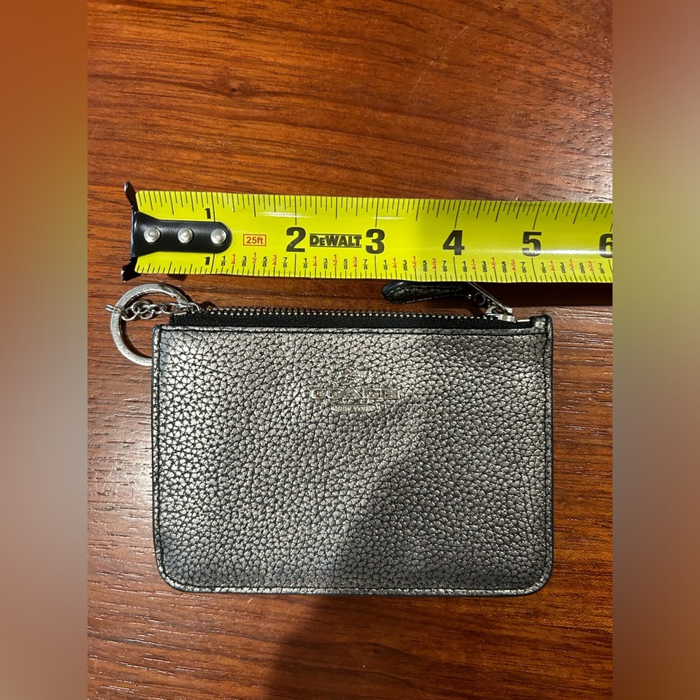 Coach Silver Wallet.